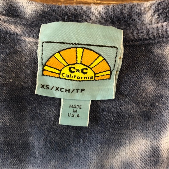 C&C California Tie-Dye Top XS - Picture 5 of 6